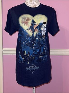 Kingdom hearts riku sora kairi graphic t shirt top sora disney goth gothic